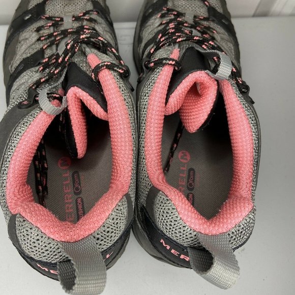 Merrell Siren Sport 2 Hiking Trail Walking Lace Up Sneakers Gray Pink Women's 10 - Picture 5 of 8